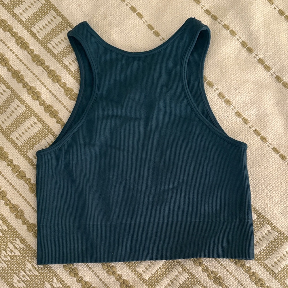 SET Active Black Ribbed Tank - Picture 3 of 3